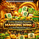 struktur ornamen permainan Mahjong Wins 2